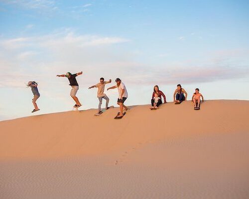 Group Desert Sandboarding & Coastal Adventure